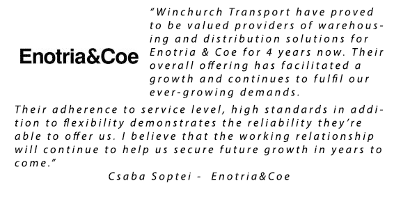 A testimonial from Enotria and Coe